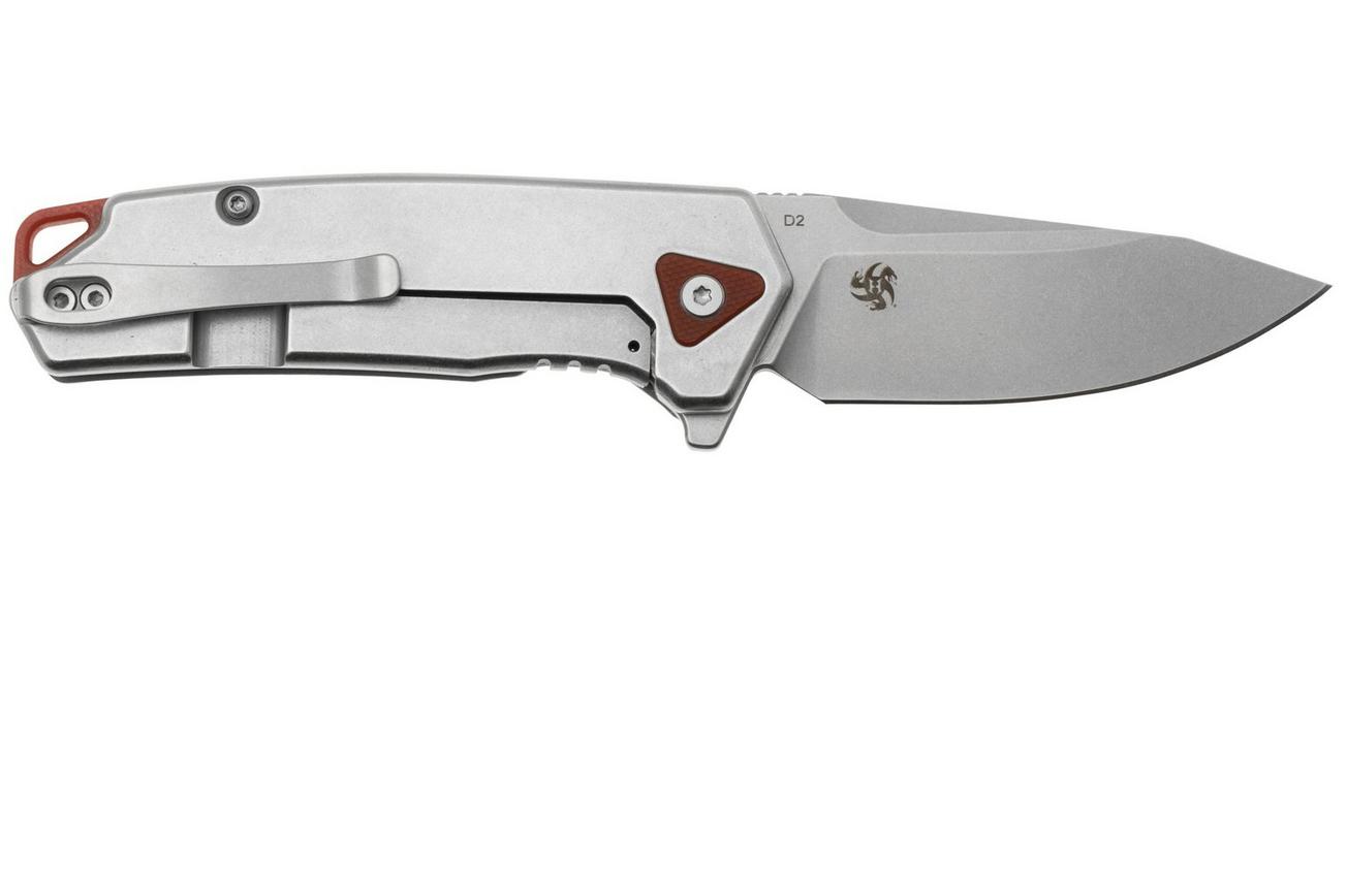 Böker Plus Gemtek 01BO553, D2, Grey G10, zakmes, Alessandra de Santis design