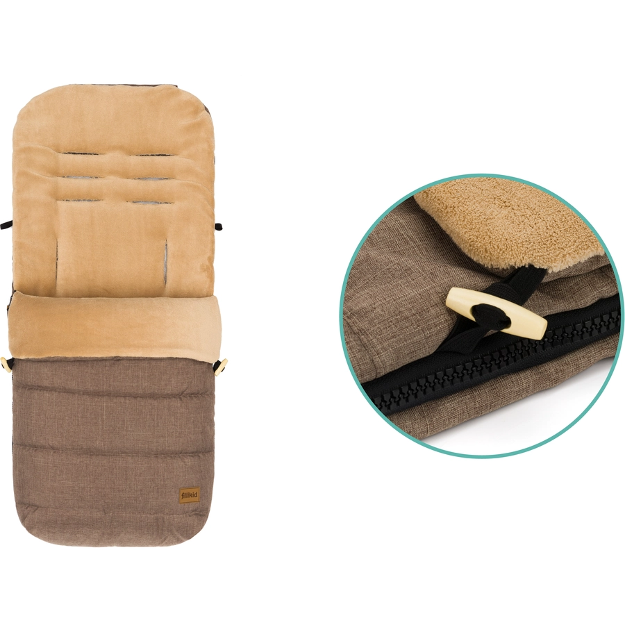 fillikid Winterfußsack Lanin Braun
