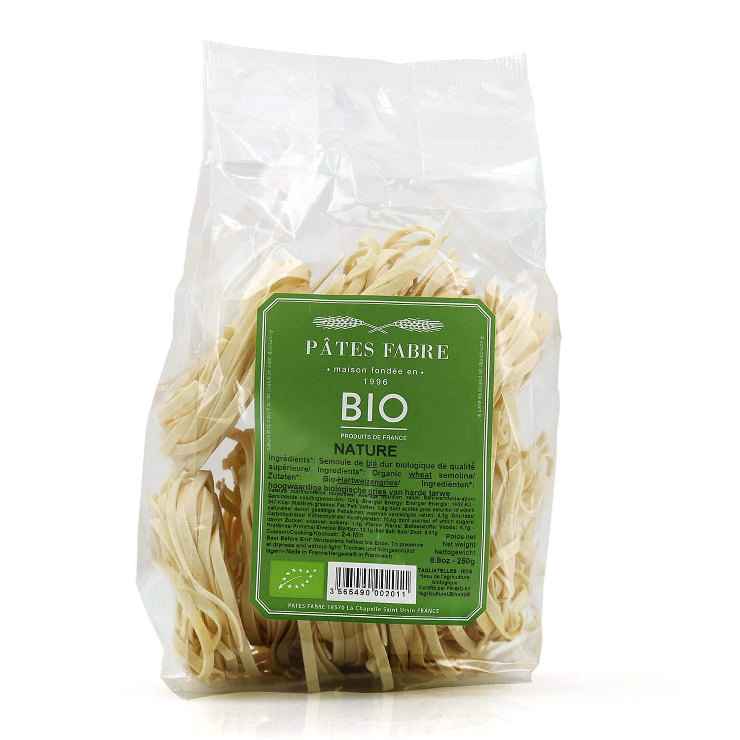 Tagliatelles bio