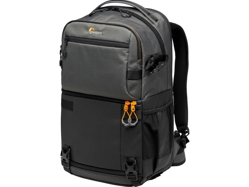 Lowepro Fotorucksack Fastpack PRO BP 250 AW III Grau Reiserucksack für Systemkameras und DSLR-Kameras mit genügend Platz für Objektive und persönlichen Gegenständen