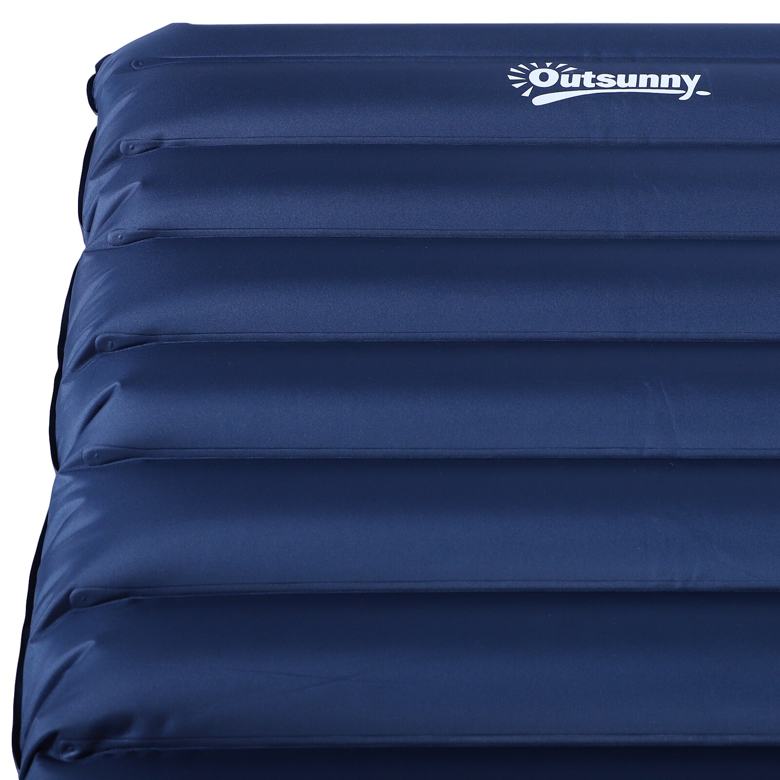 Outsunny Luftmatraze blau 195 x 138 x 10 cm (LxBxH)