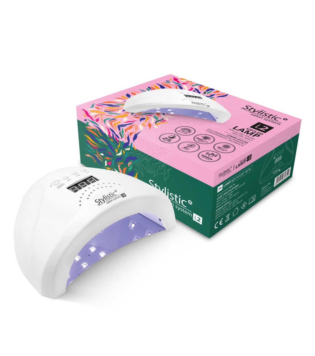 Stylistic - Lâmpada para unhas L2 UV/LED 48W
