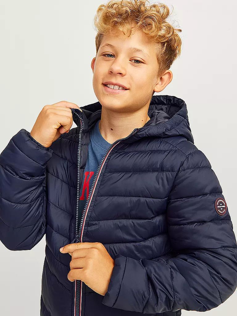 JACK & JONES Jungen Steppjacke JJESPRINT dunkelblau