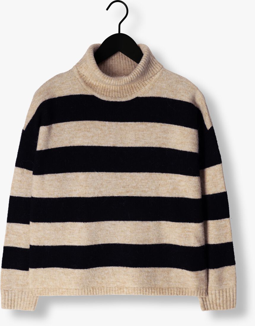 OBJECT beige object coltrui objminna l/s rollneck knit pullover noos