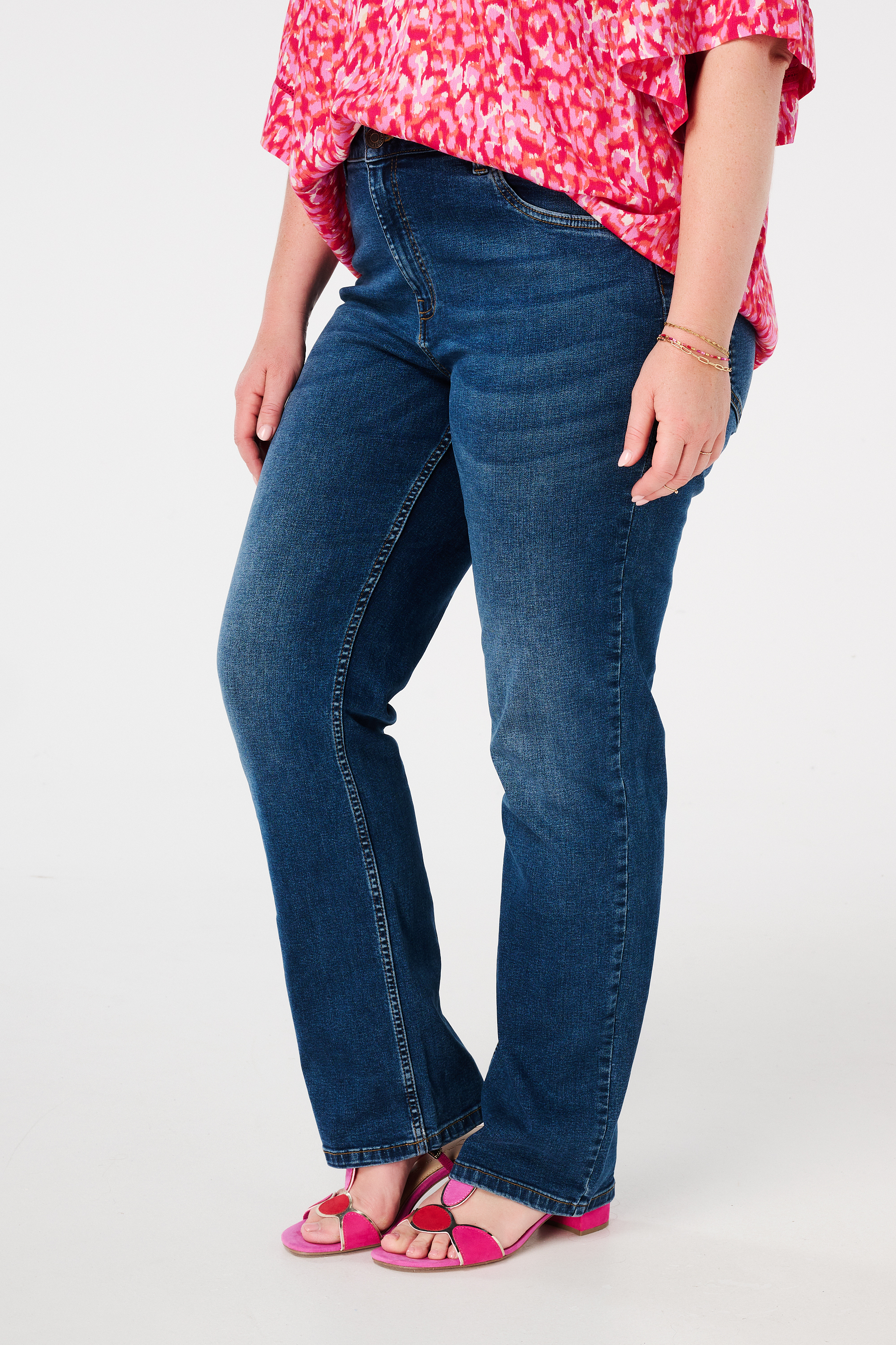 Straight leg jeans LILY Dark Denim