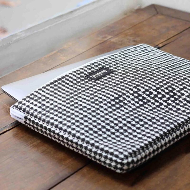Housse pour ordinateur 13 pouces Pied de Poule