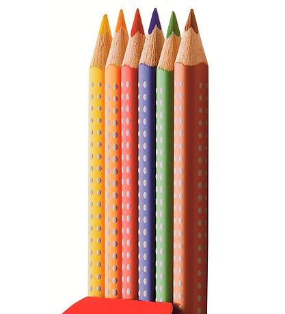 Faber-Castell Buntstifte - Jumbo Grip - Aquarell - 6 st. - Mul