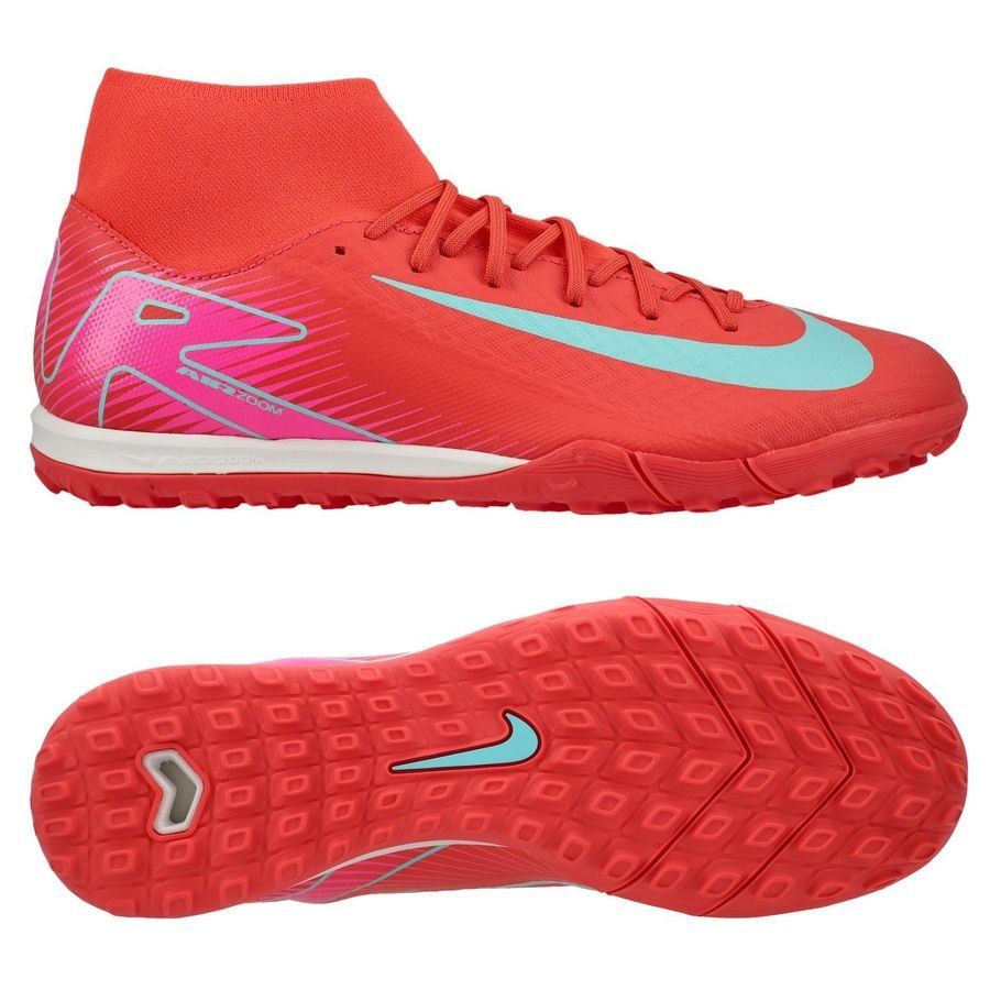 Nike Air Zoom Mercurial Superfly 10 Academy TF Mad Energy - Rouge/Vert