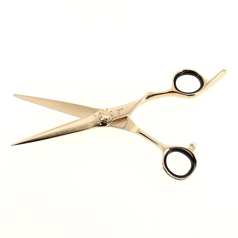 Ciseaux de coupe rose gold lames 3D taille 5.75