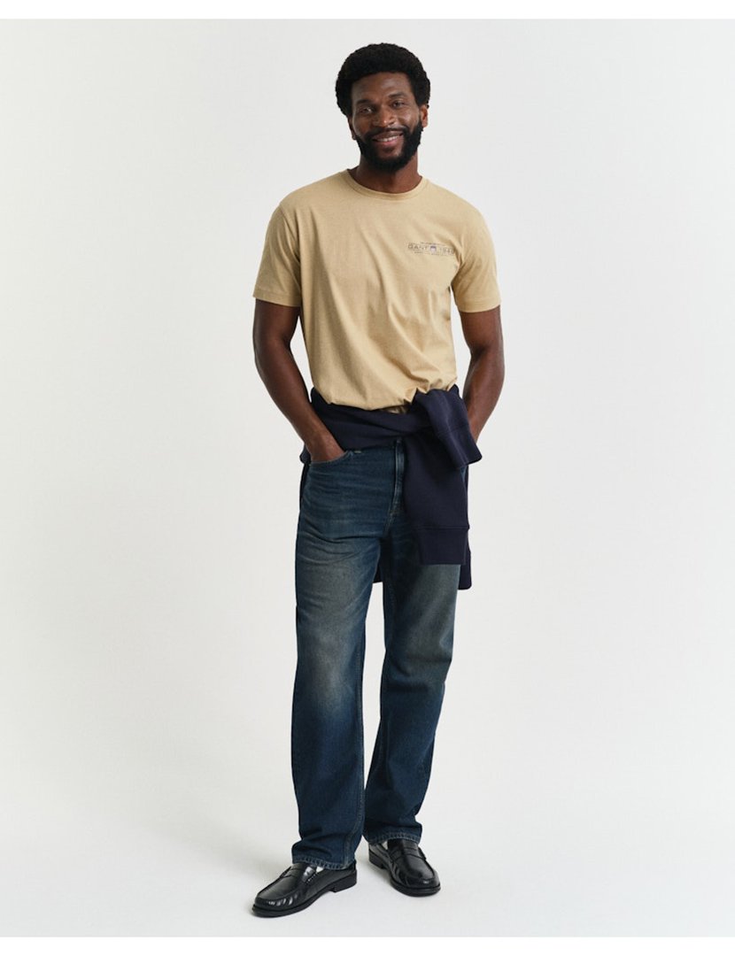 T-shirt Printed Graphics Brown