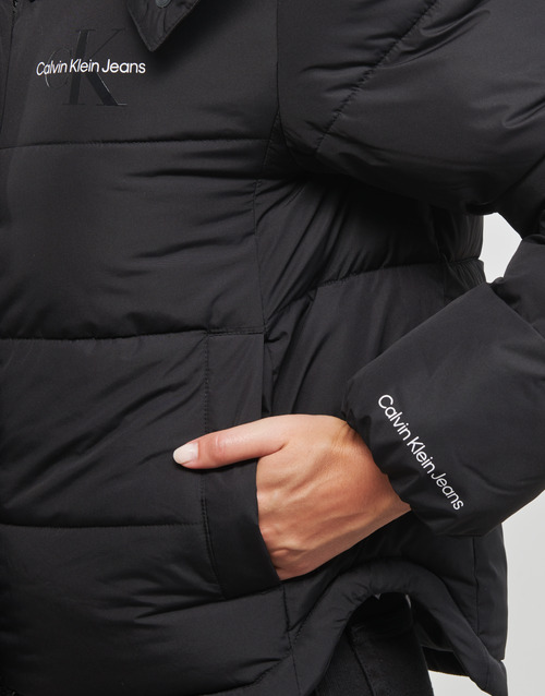Calvin Klein Jeans - MONOLOGO NON DOWN SHORT PUFFER Negro