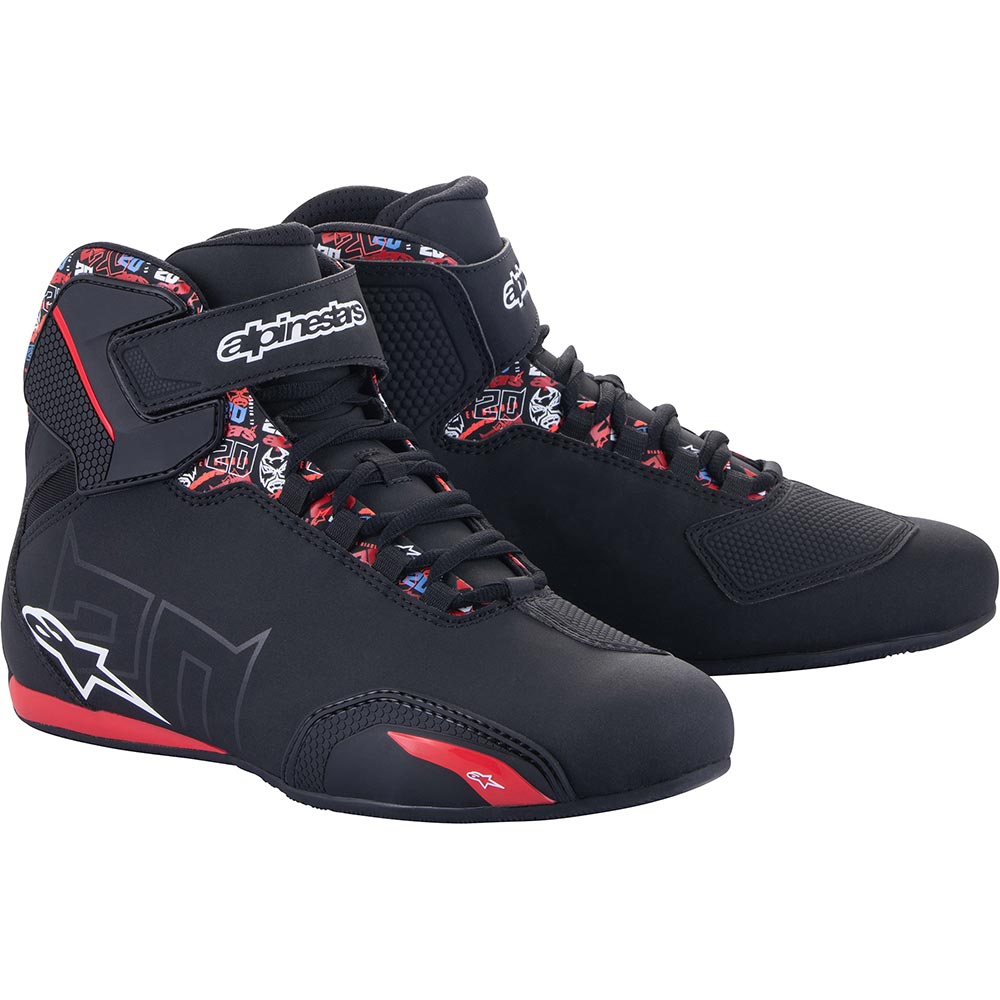 Alpinestars - Baskets Sektor Fabio Quartararo Noir / Rouge