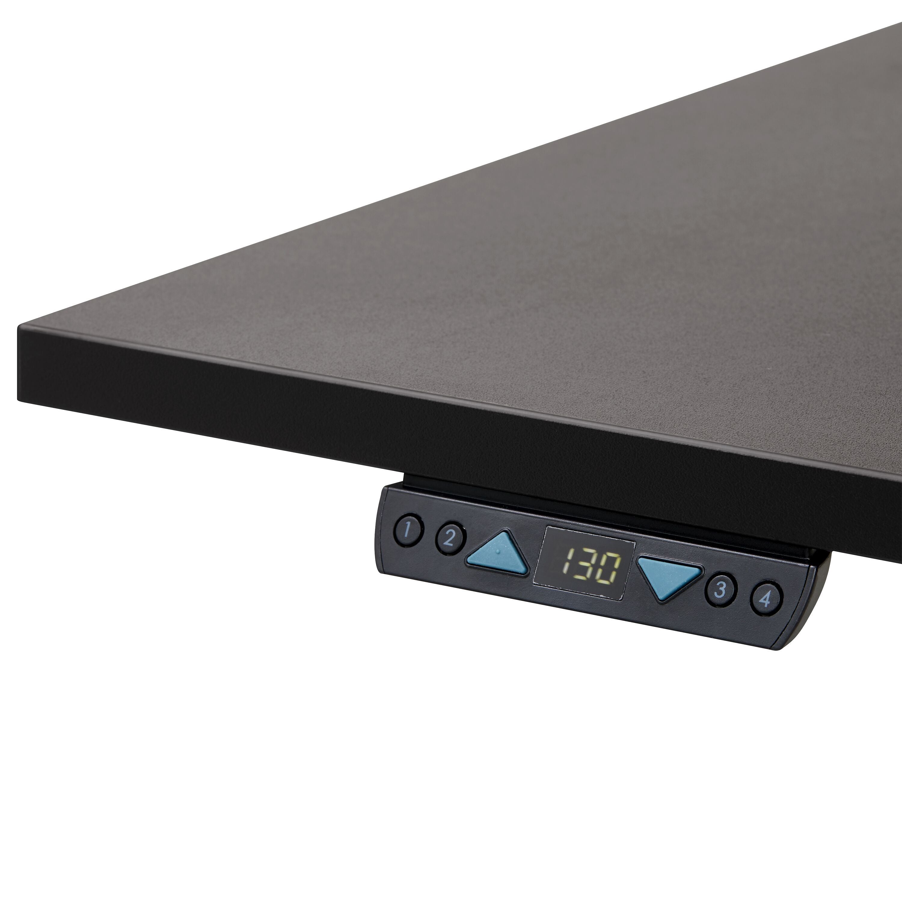 FLEXCUBE PROFI Schreibtisch höhenverstellbar - Schwarz / B: 160.0 cm x T: 80.0 cm x H: 67.0 cm