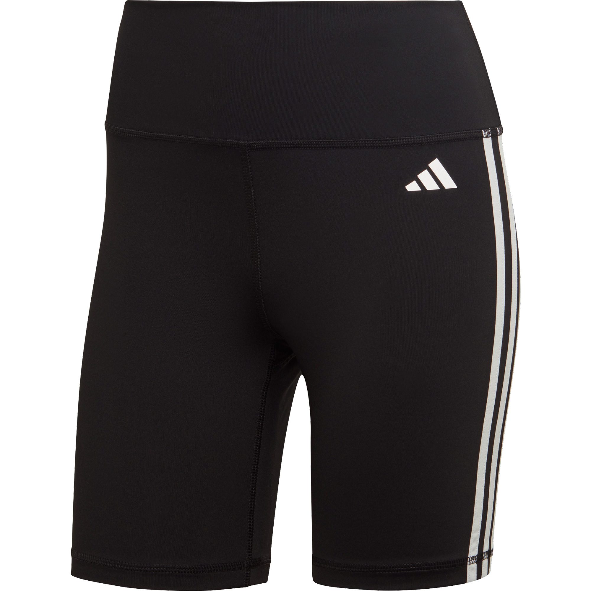 adidas Training Essentials 3-Streifen High-Waisted Tights Damen schwarz