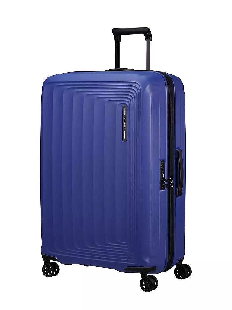 SAMSONITE Trolley  NUON SPINNER 75cm erweiterbar matt nautical b blau