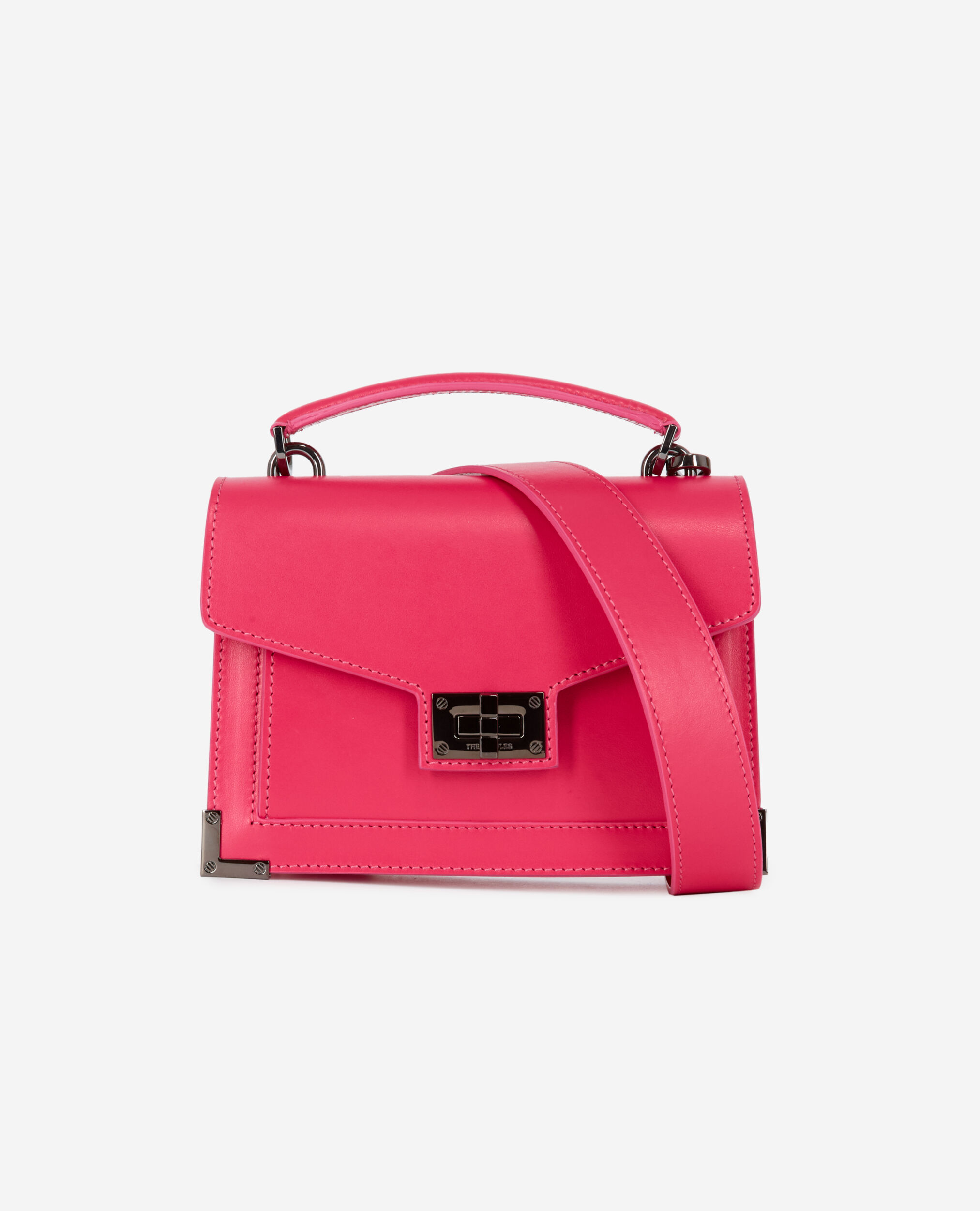 Sac Emily small en cuir rose