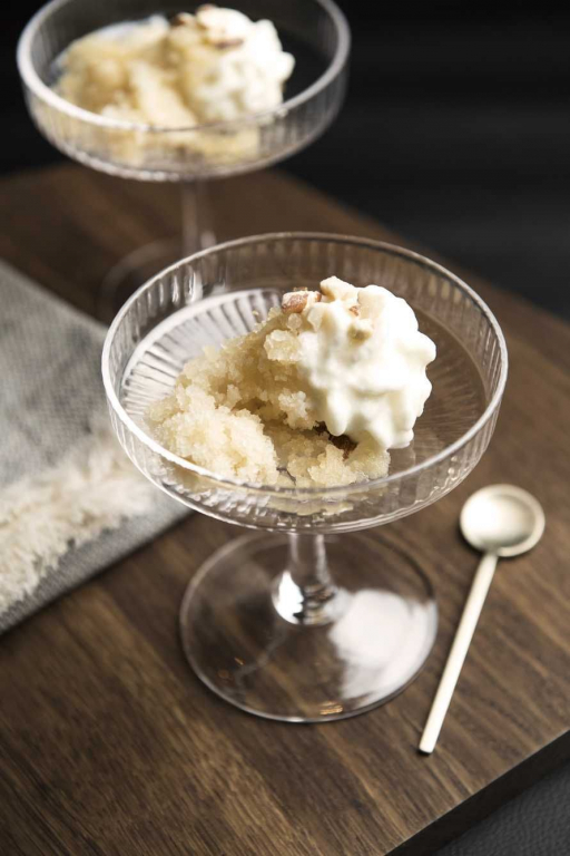 Ferm Living Ripple champagne glas set van 2 Clear