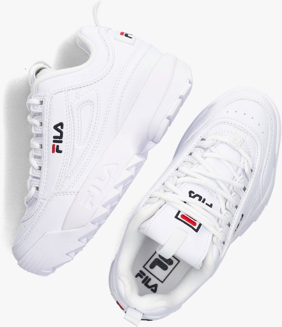 FILA witte fila lage sneakers disruptor kids