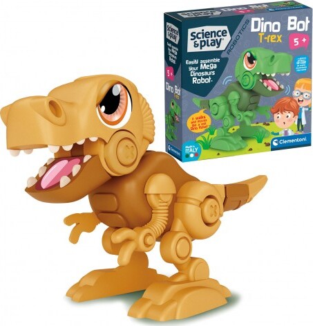 Clementoni - T-Rex Dinosaur Robot Legetøj Samlesæt