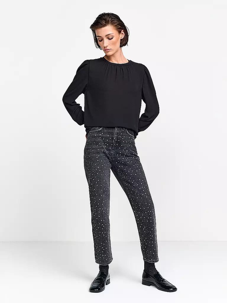 RICH & ROYAL Bluse schwarz