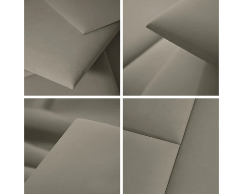 Wandkussen Velvet beige fluweellook 60 x 15 cm