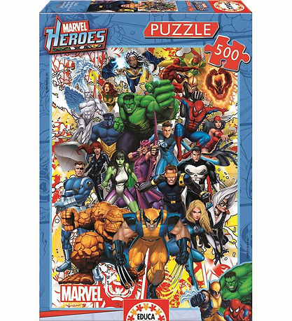 Educa Puzzlespiel - Marvel Helden - 48x34 cm - 500 Teile