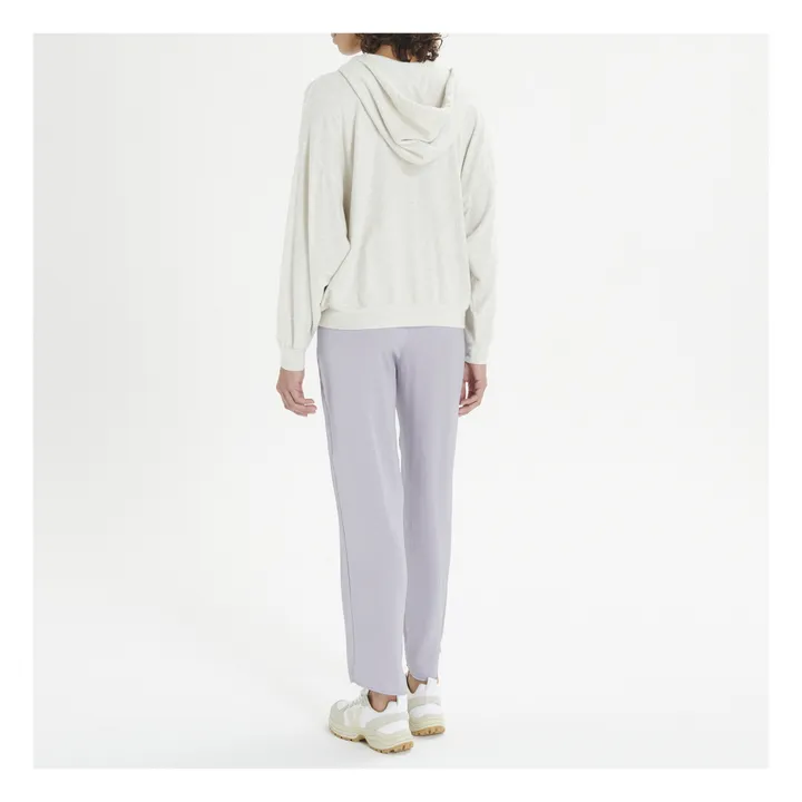 American Vintage Sweat Zippé Ypawood | Gris chiné