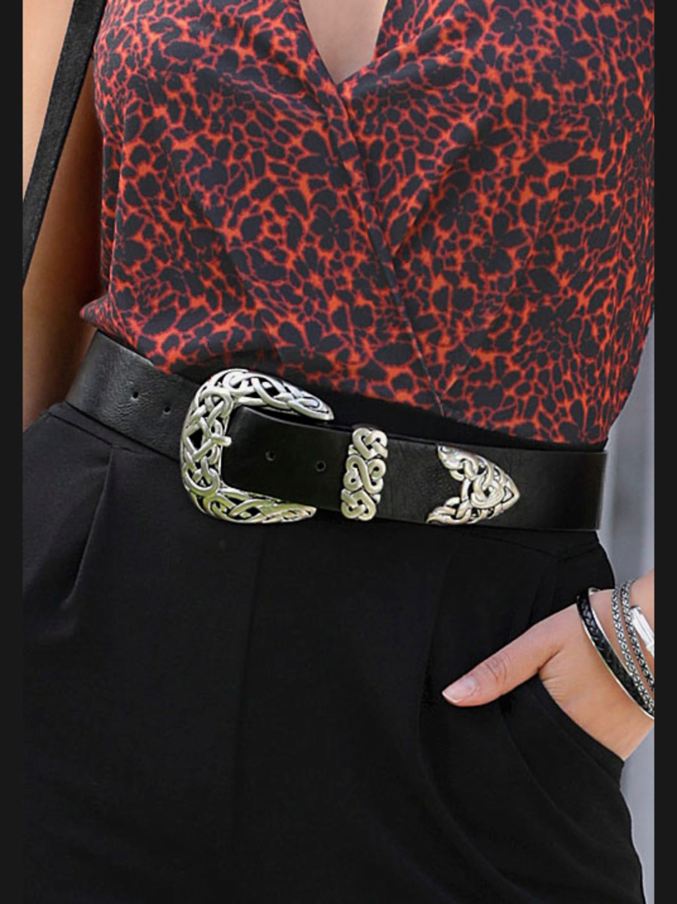 Ceinture hanches ceinture au look cowboy tendance