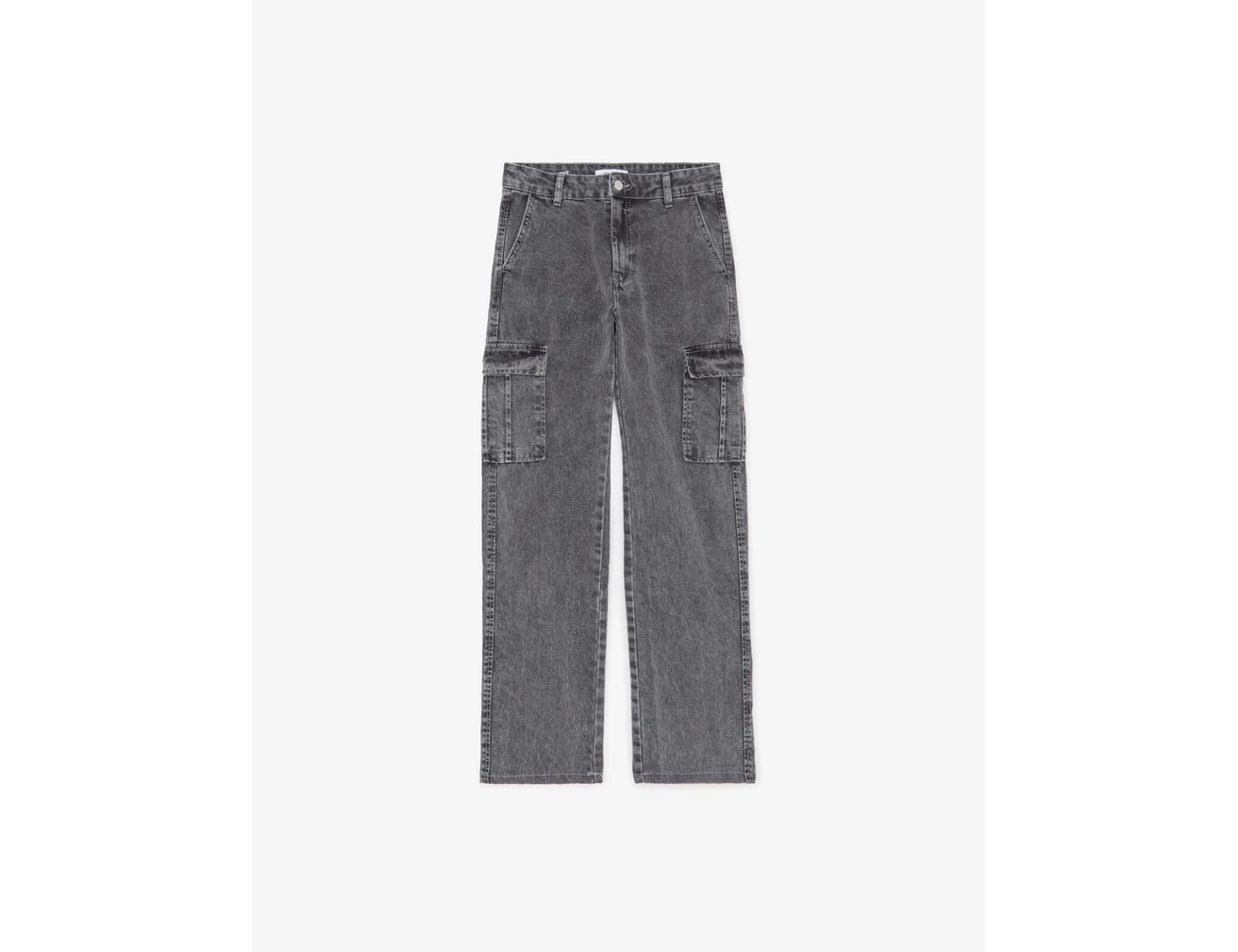Jean straight gris moyen