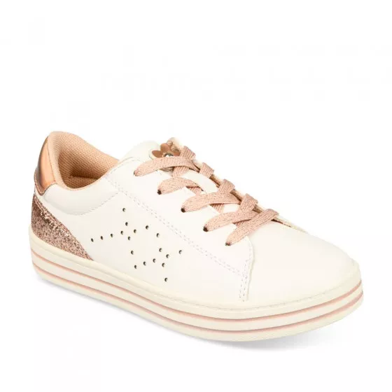 Baskets BLANC LOVELY SKULL
