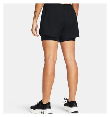 Short 2-en-1 Under Armour Fly By Noir Femme