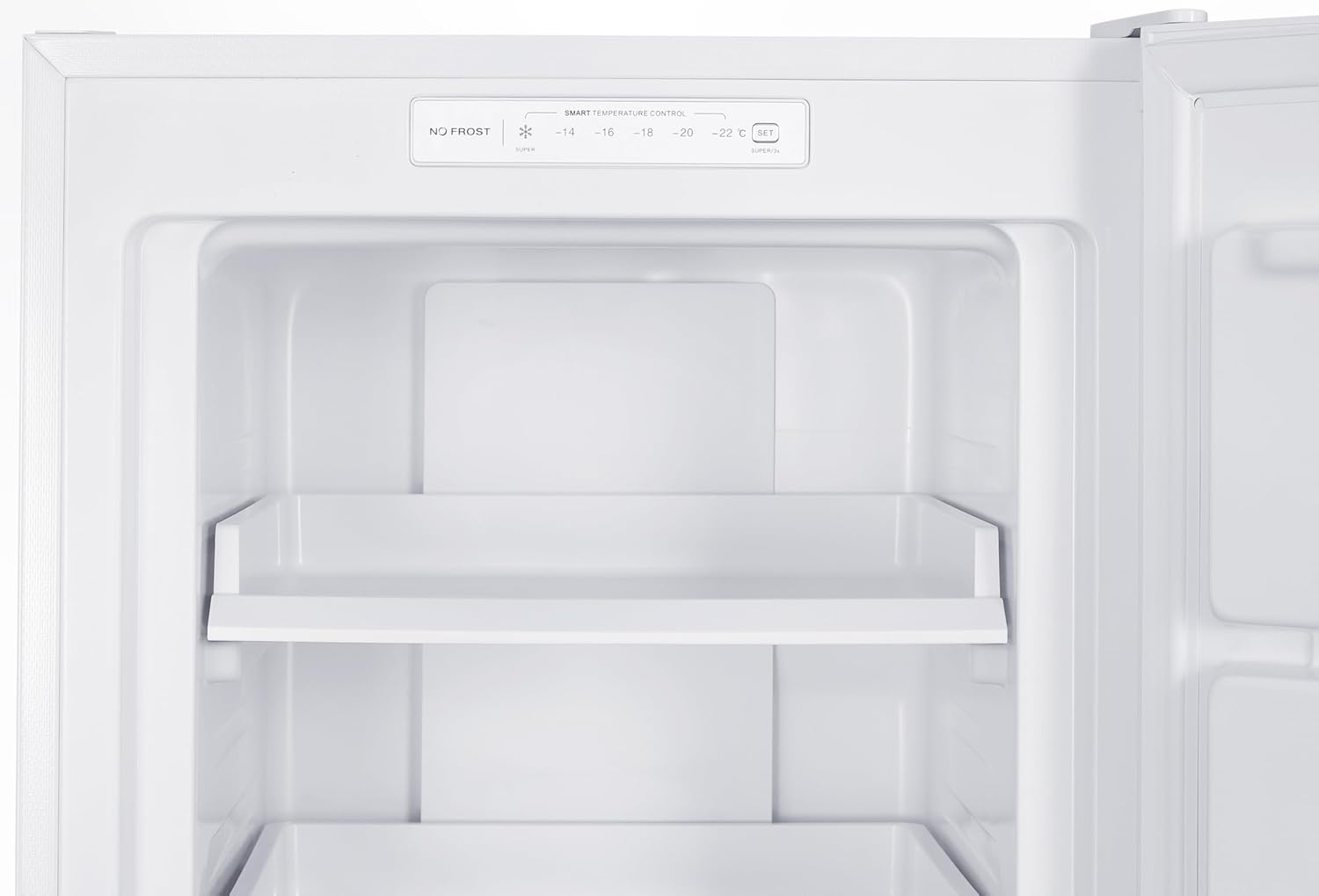 homeX Gefrierschrank NoFrost, Tiefkühlschrank groß - 204L Nutzinhalt, 4-Sterne Gefrieren, XXL Freezer, Gefrierschränke freistehend, Temperaturregelung, Super-Frost-Funktion, leise 39 dB, weiß