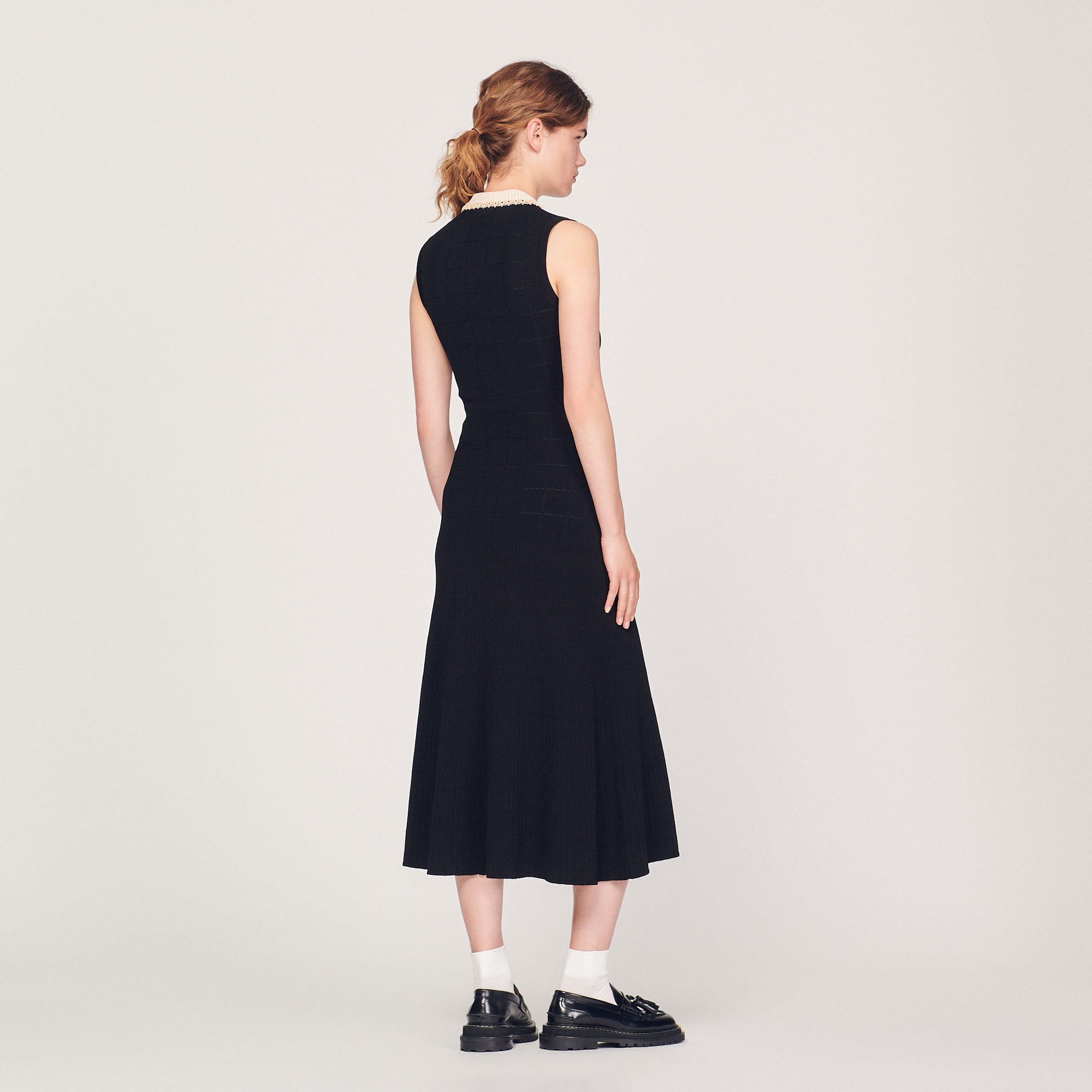 Robe longue sans manches