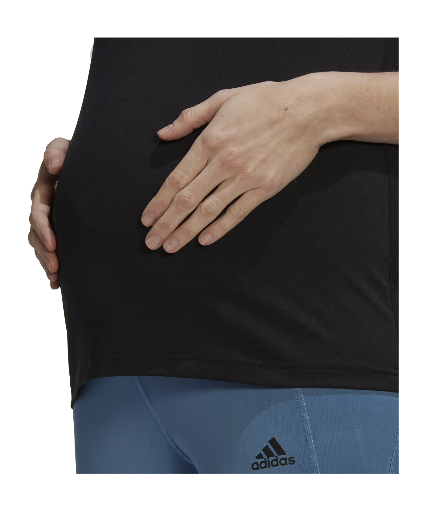 adidas Schwangerschaft T-Shirt Damen Schwarz