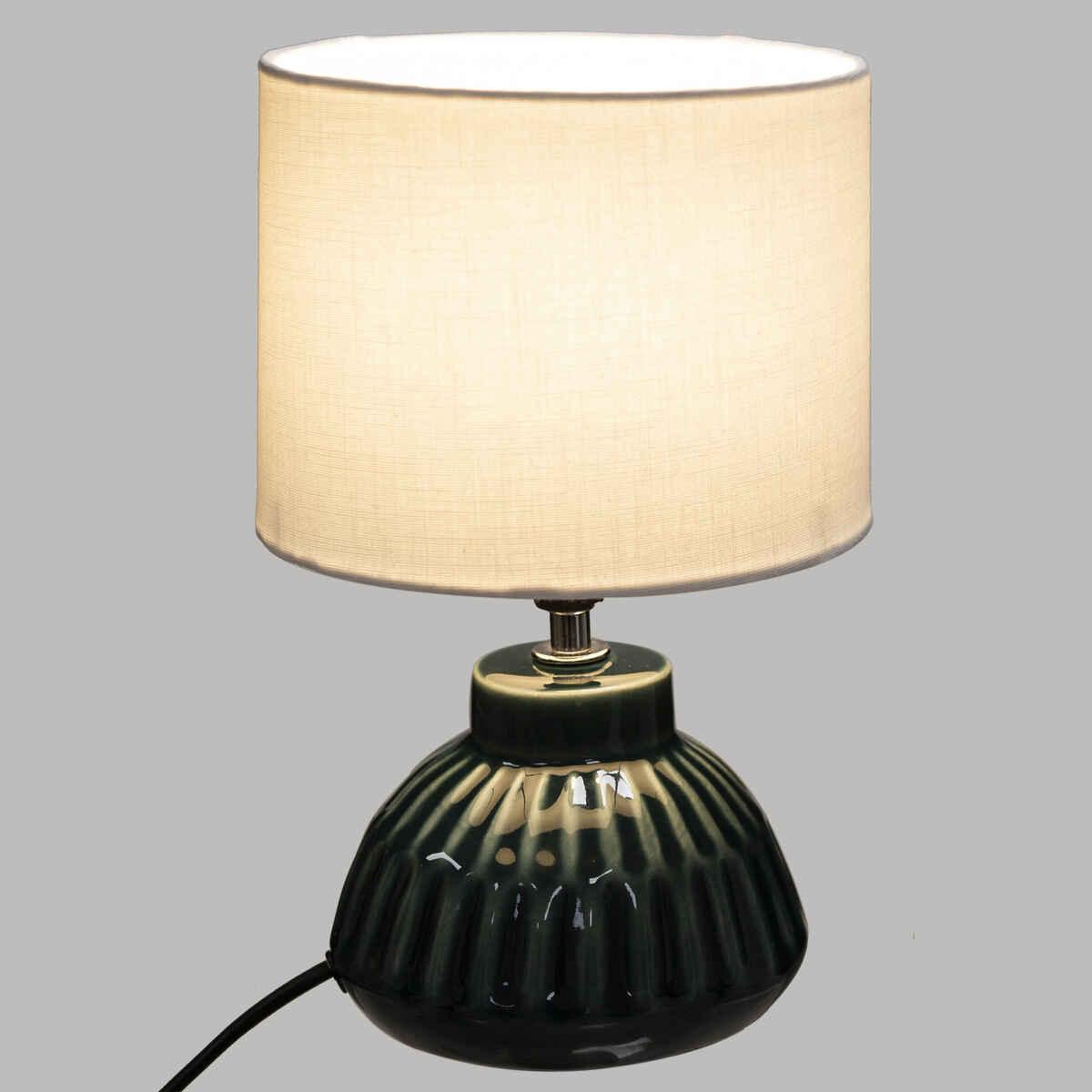 LAMPE PATY VERT CEDRE H.28CM