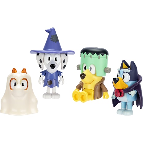 Bluey figurer udklædningsfest 4-pak