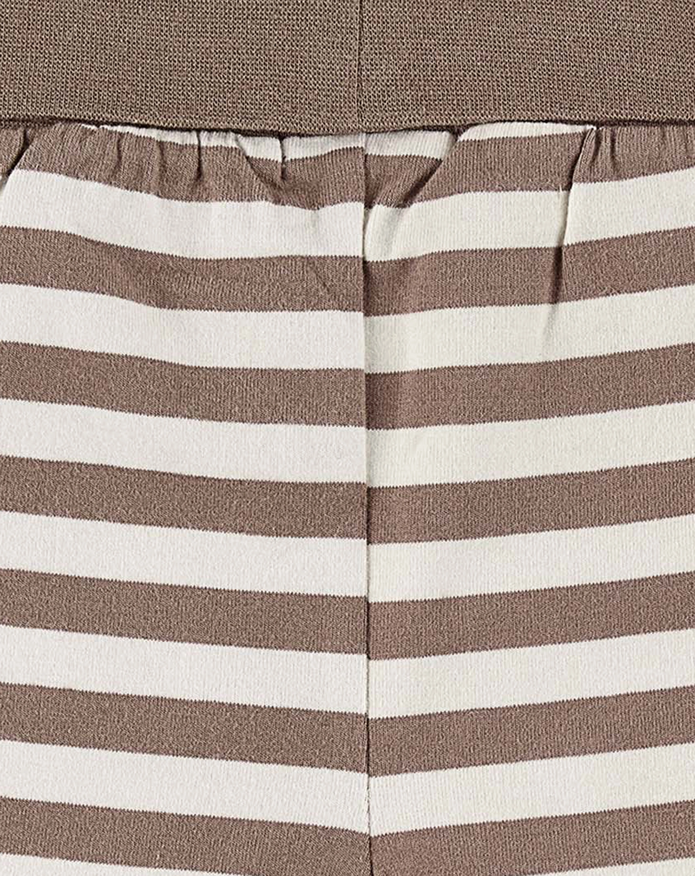Schlupfhose EMMI COMFORT gestreift in braun/beige