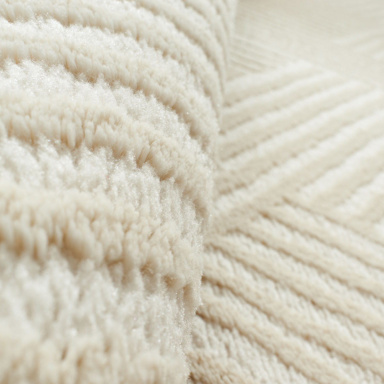 Nazar Rugs Tapis Bianca 160 crème - 160x230 cm