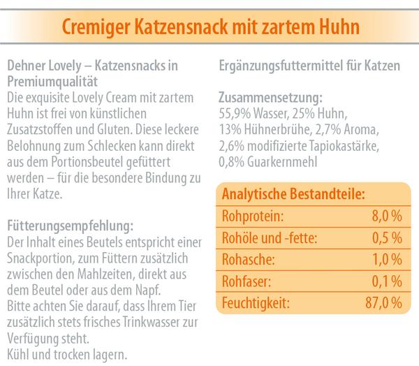 Dehner Premium Lovely Katzensnack Cream Meine