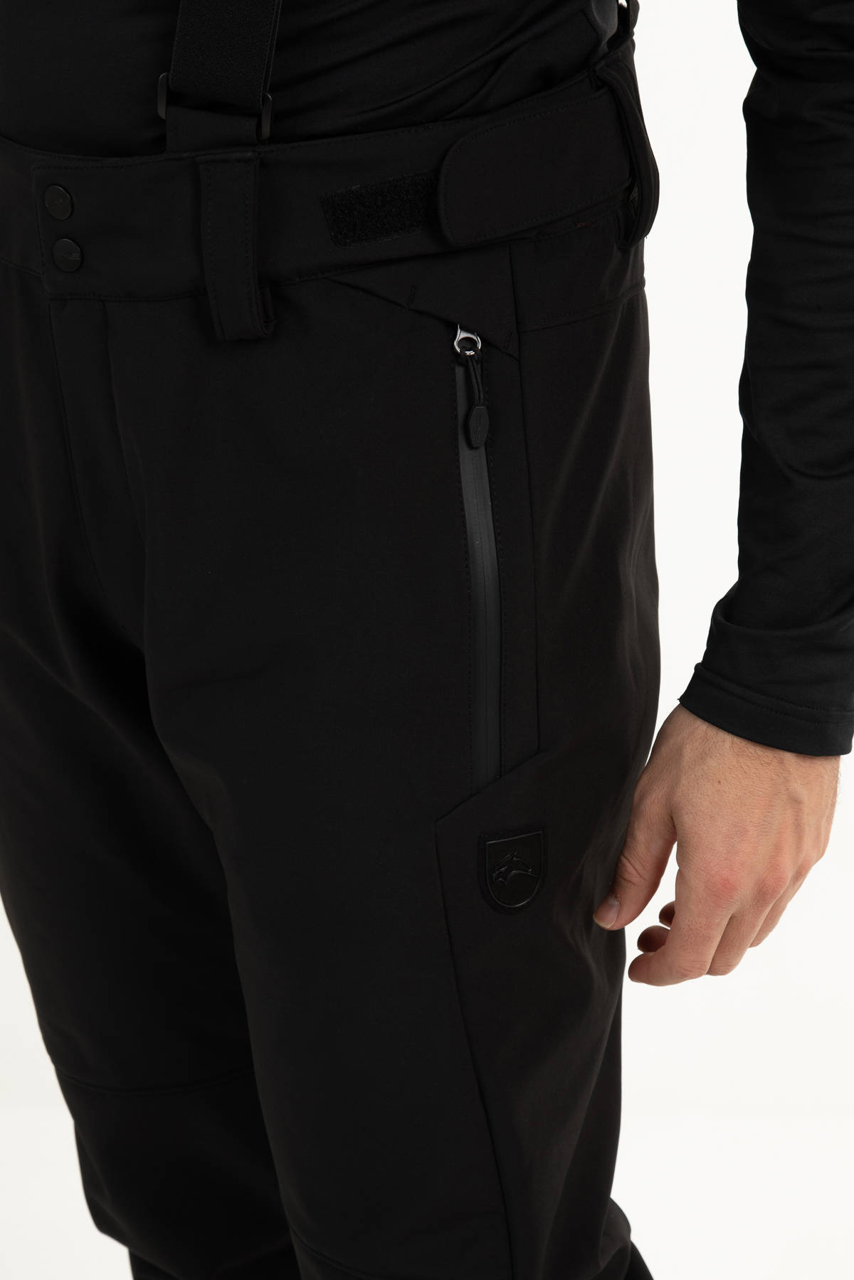 Falcon softshell skibroek Joshua zwart