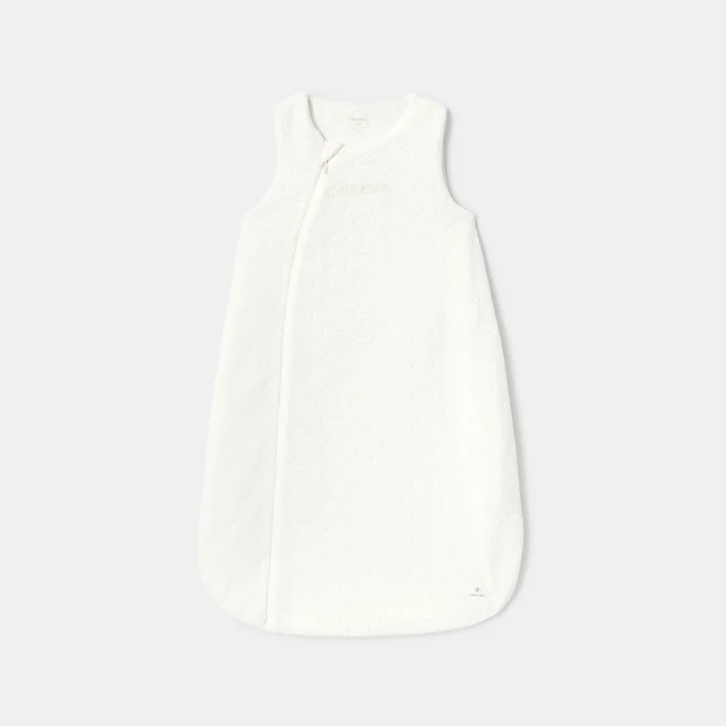 Gigoteuse en velours dévoré blanc naissance Absorba Blanc