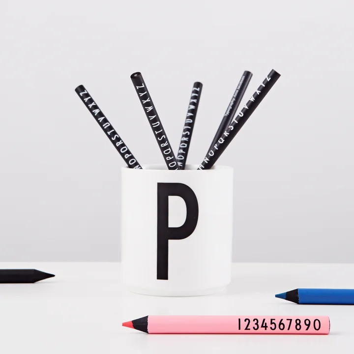 Design Letters - AJ Porzellan Becher I, schwarz