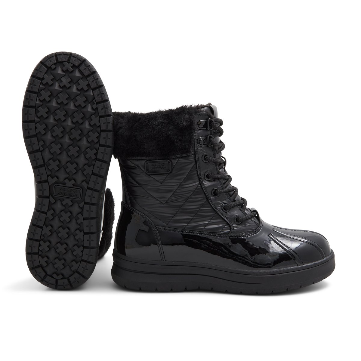 ALDO-Flurrys_l-Bottes d'hiver - Semelle tracteur - Noir