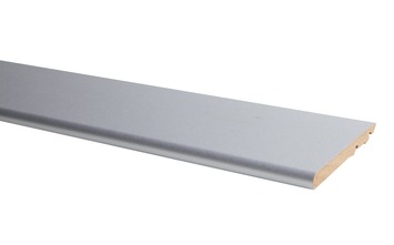 Plint Model Rond Zilver 1,4 x 12x 240 cm