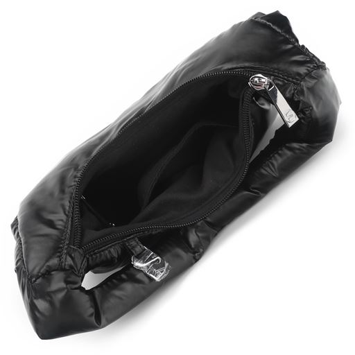 Silfen Sofia Skuldertaske, Black Shine