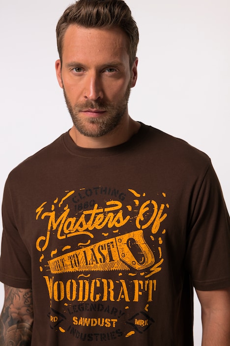 JP 1880 T-Shirt, Workwear, Halbarm, großer Print, bis 8 XL