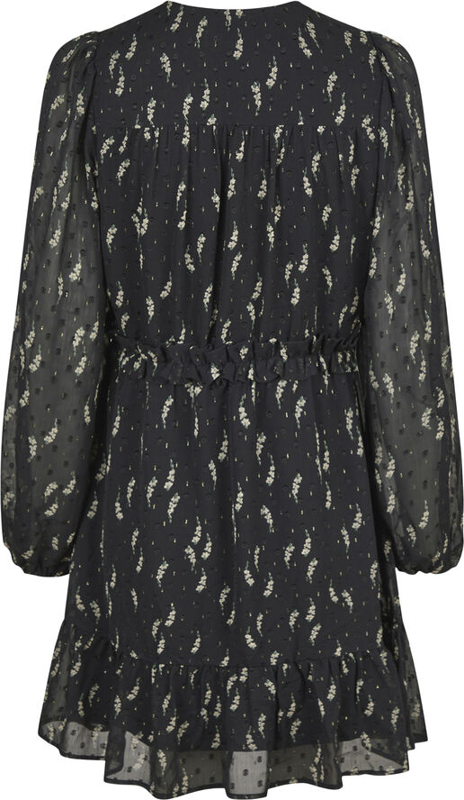 Neo Noir Bethie Flower Branch Dress Black