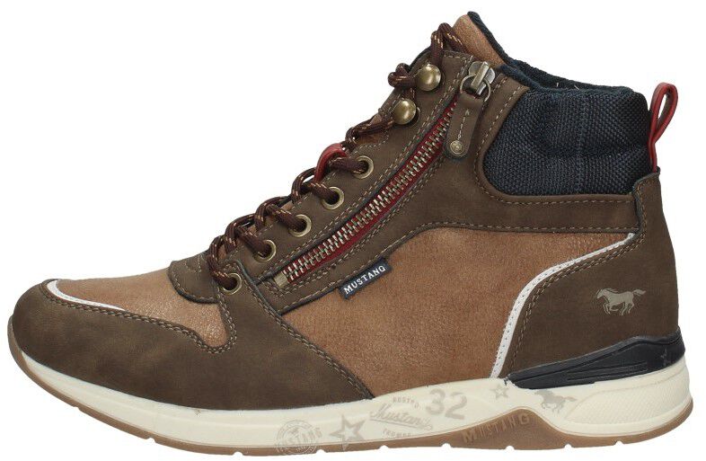 Mustang Veterschoenen Hoog cognac
