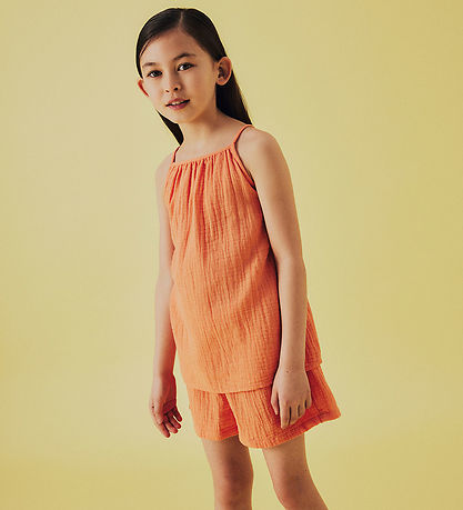 Name It Top - Musselin - Strap - NkfHisa - Frisch Salmon