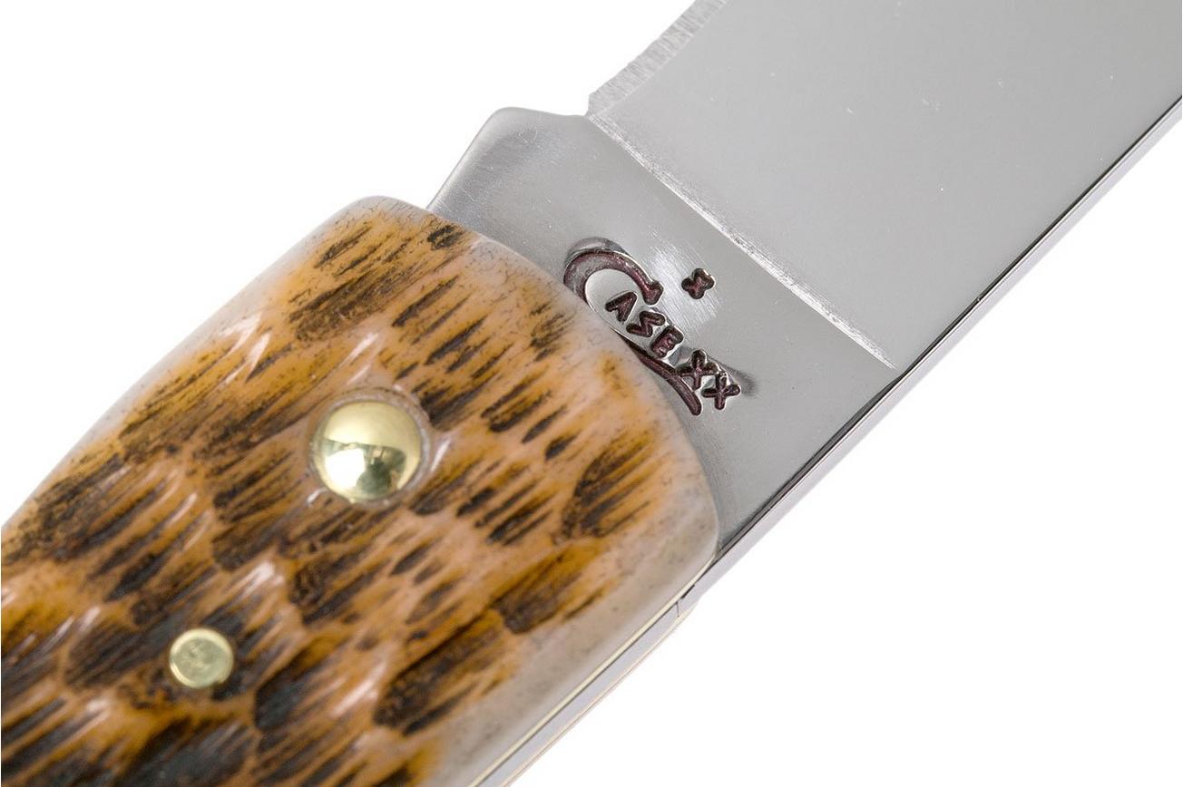 Case Sod Buster Jr Amber Jigged Bone, 00245, 6137 SS zakmes